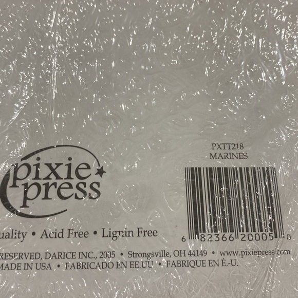 24 Ct Pixie Press scrapbook paper #PXTT218 Military Marine Corp USA Marines - Picture 5 of 6